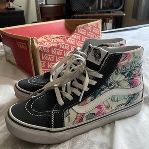 Tropical High Top Vans